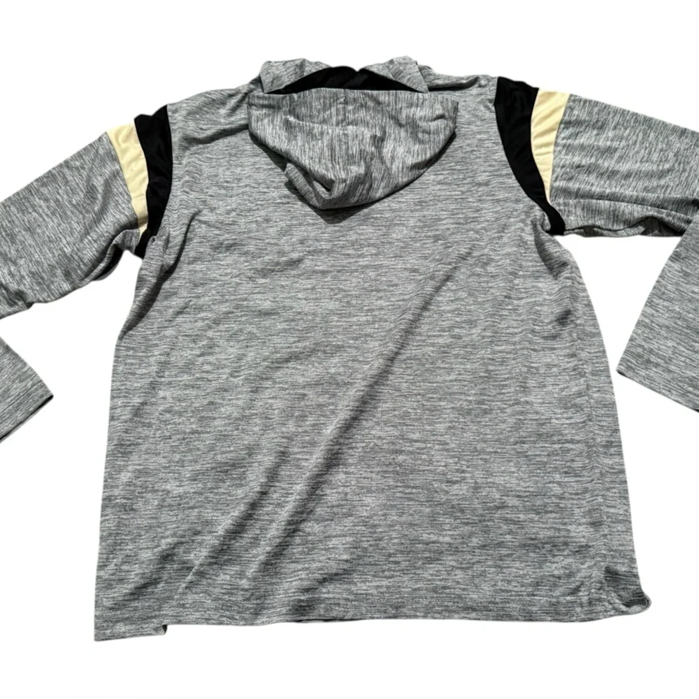 Colosseum Purdue Boilermakers hooded‎ t-shirt Youth Long Sleeve gray youth XL
